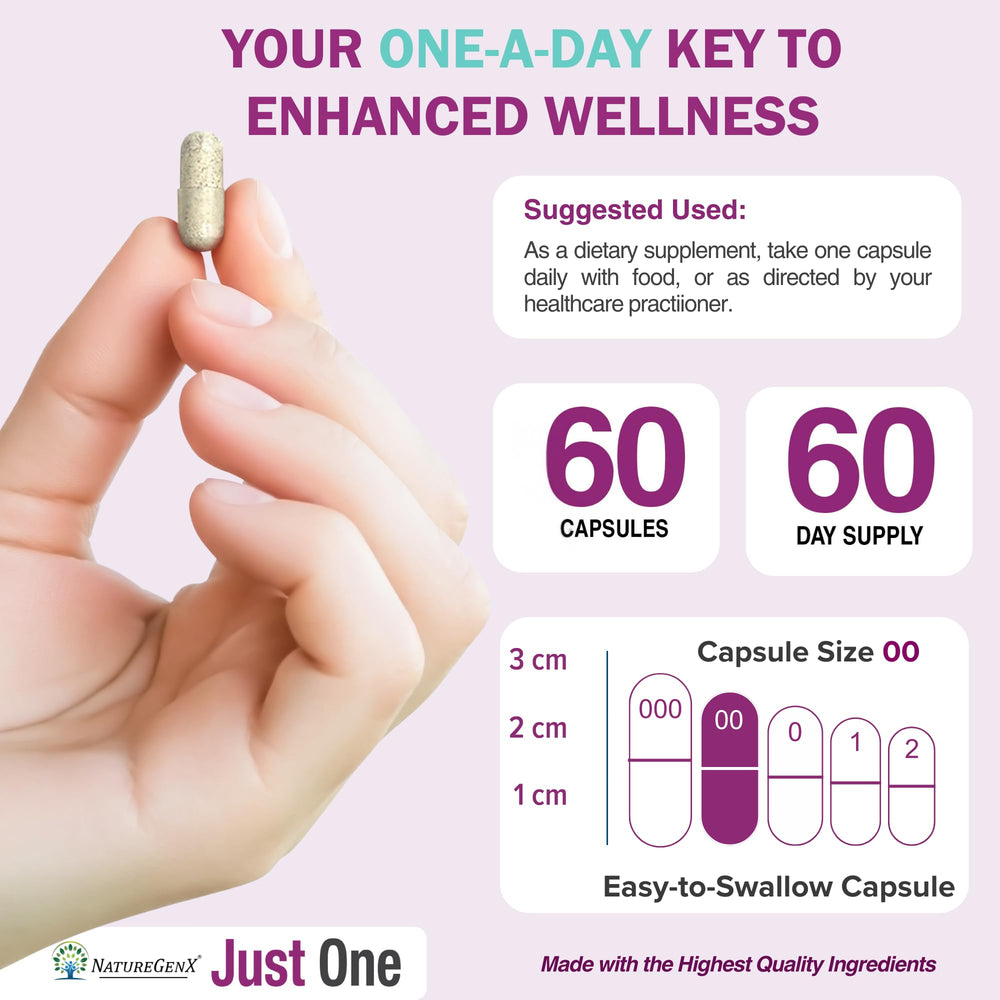 NatureGenX Just One Daily methylfolate bottle emphasizes methylation support