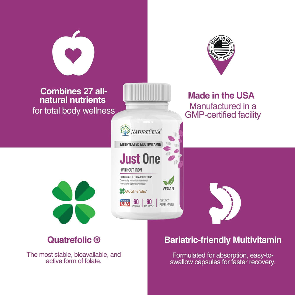 NatureGenX Just One Daily non-GMO and gluten-free formula