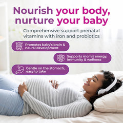 NatureGenX Methyl Prenatal capsules shown for convenient vegan daily nutrition.