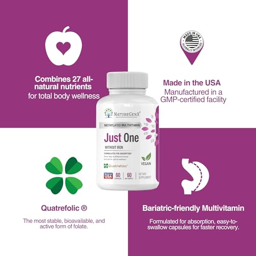 NatureGenX methylated multivitamin amber bottle protects vitamins.