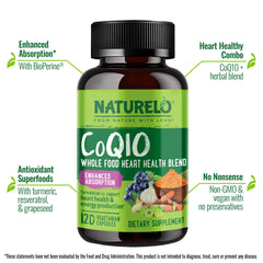 Naturelo BioPerine visual focuses on improved nutrient absorption benefits