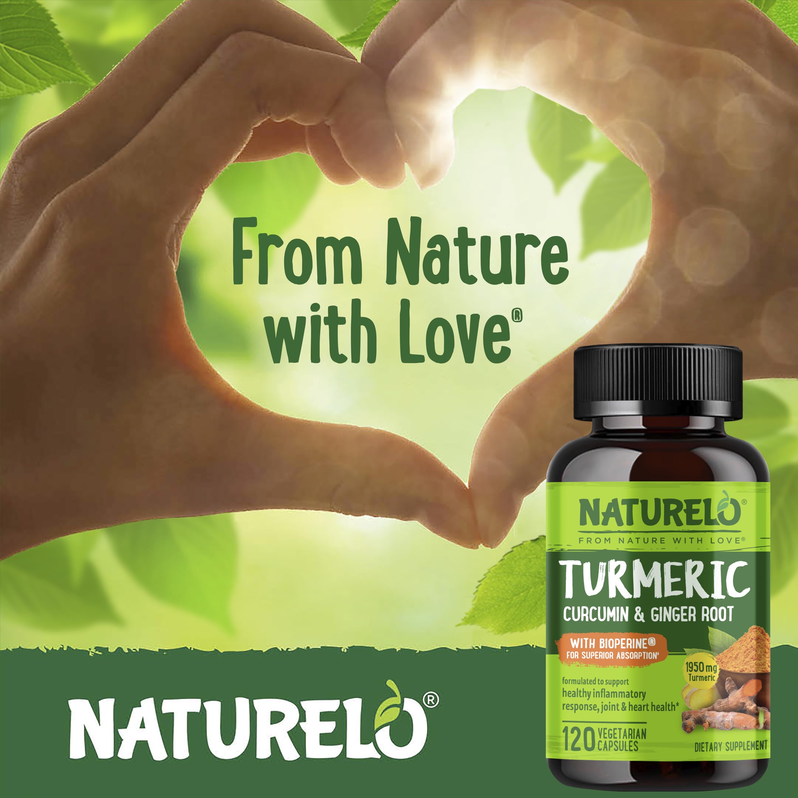 Naturelo Bromelain pineapple enzyme capsules underscore gentle joint tissue support.
