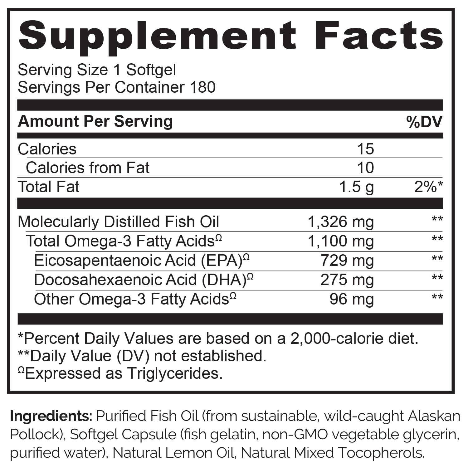 NATURELO Burpless Omega-3 softgels being poured for easy daily dosing