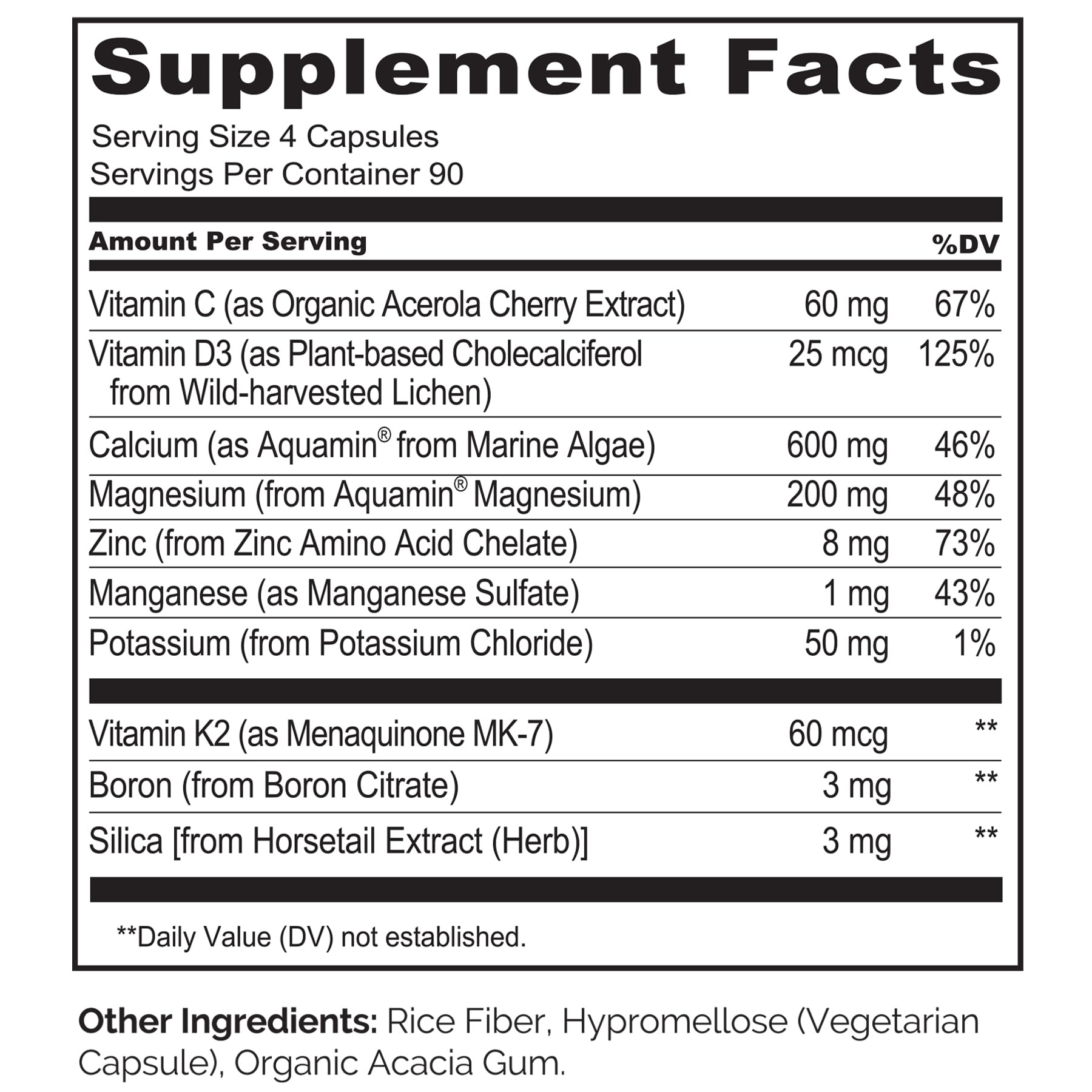 Naturelo plant-based D3 and K2 ingredients for bone health