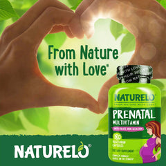 Naturelo Prenatal plant calcium and magnesium from marine algae on the label.
