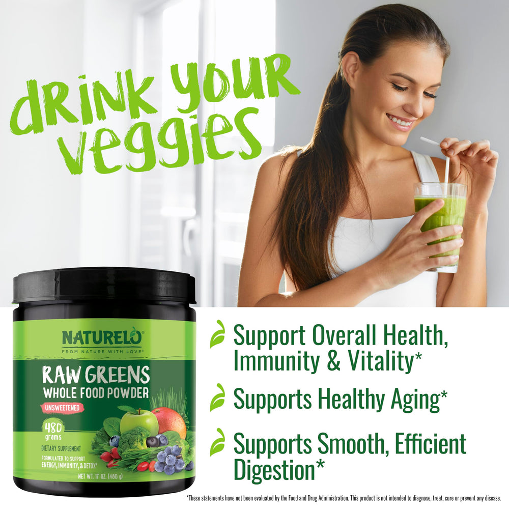 NATURELO packaging showing unsweetened label and clean ingredient list