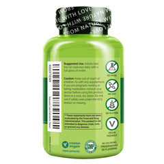 NATURELO Saw Palmetto Pygeum Turmeric bottle emphasizes core ingredients aiding urinary function.
