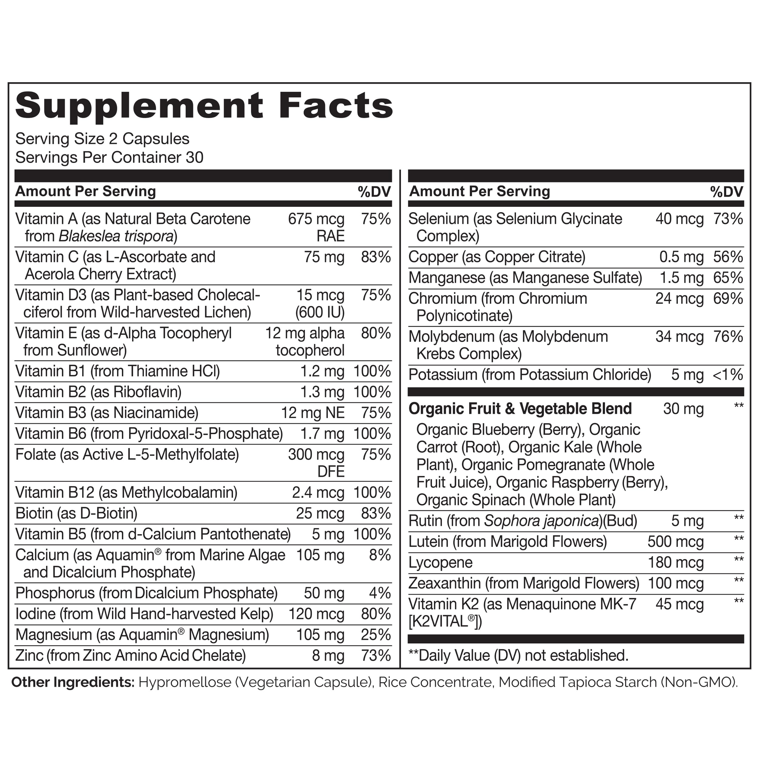 Naturelo Teen Multivitamin plant-based vitamins with real fruits and vegetables imagery.