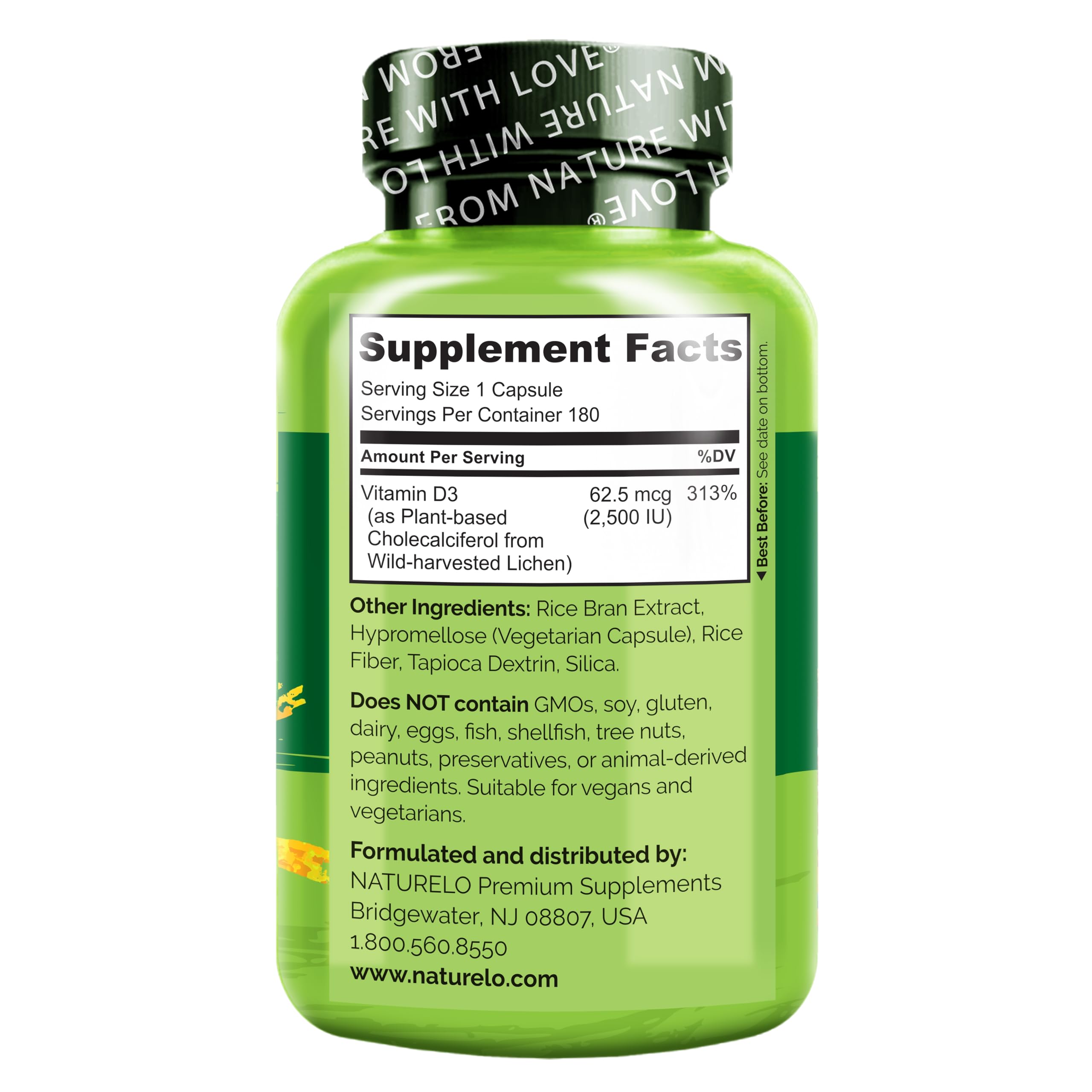 Pack of two Naturelo D3 bottles emphasizes value and convenience