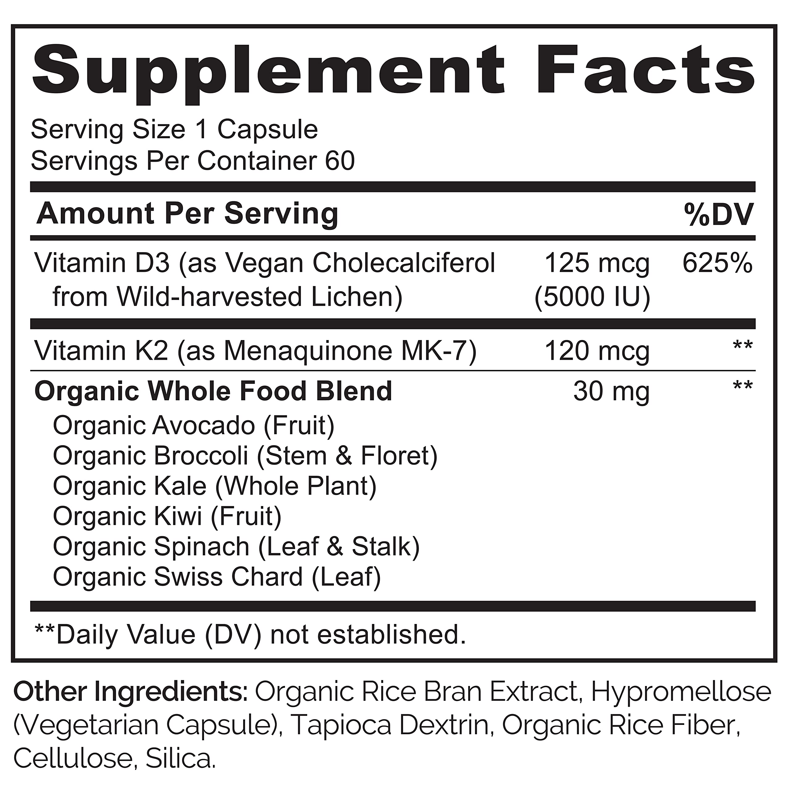 NATURELO pack of 2 bottles on shelf for vegan D3 and K2 support.