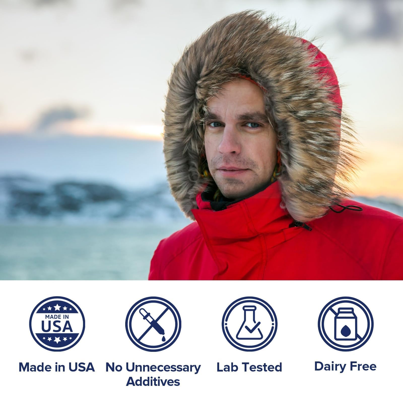NatureMyst third-party tested seal highlights purity, potency, and transparency.