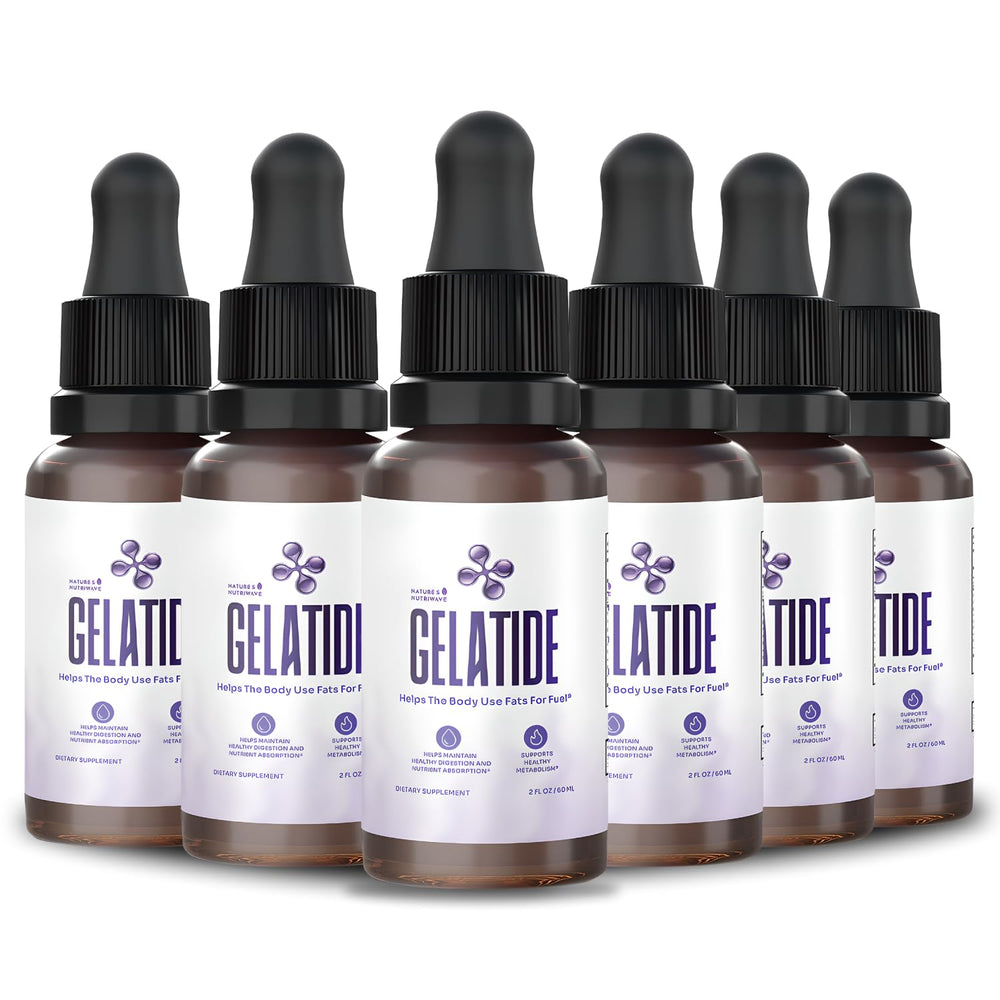 Nature’s NutriWave GELATIDE bottle-front for a simple daily wellness routine