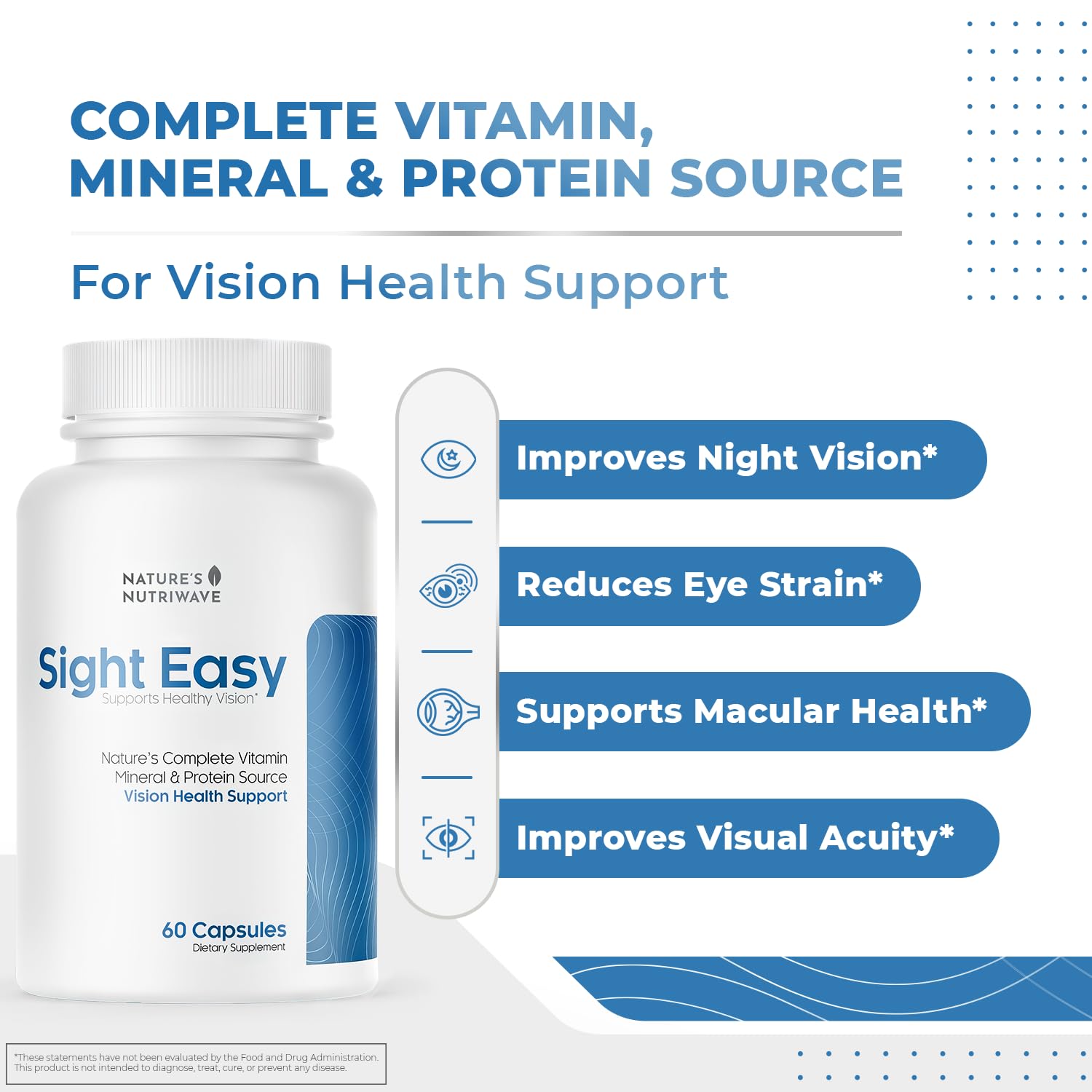 Nature’s NutriWave Sight Easy bottle pour demonstrates simple dosing for busy days.