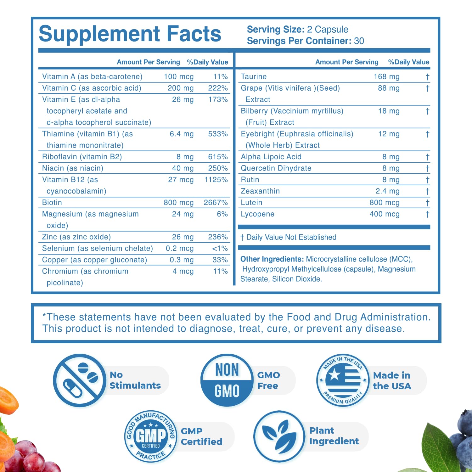 Nature’s NutriWave Sight Easy capsules convey compact daily eye nutrition.
