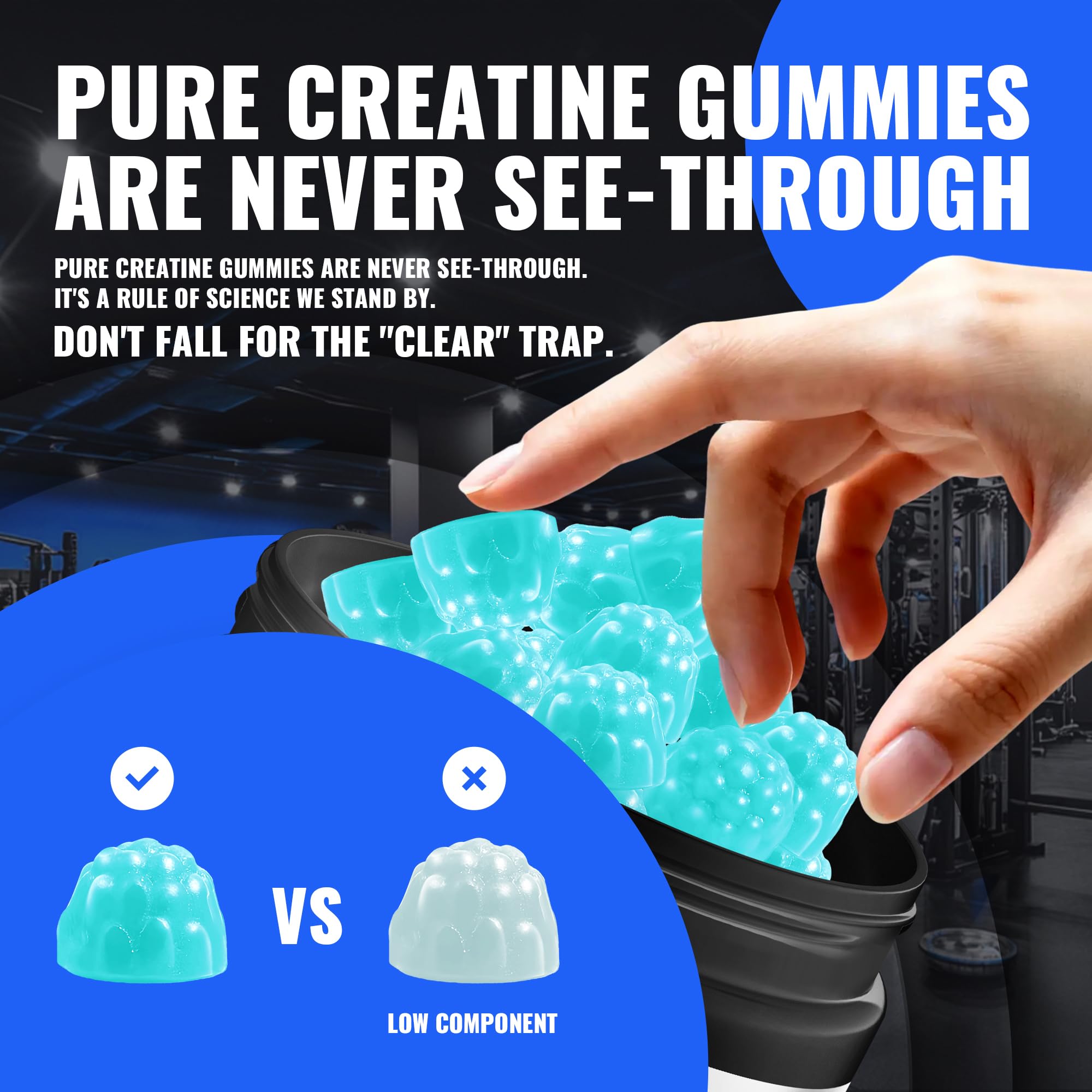 Natures Aid Creatine Gummy GMP factory sign signaling quality manufacturing.
