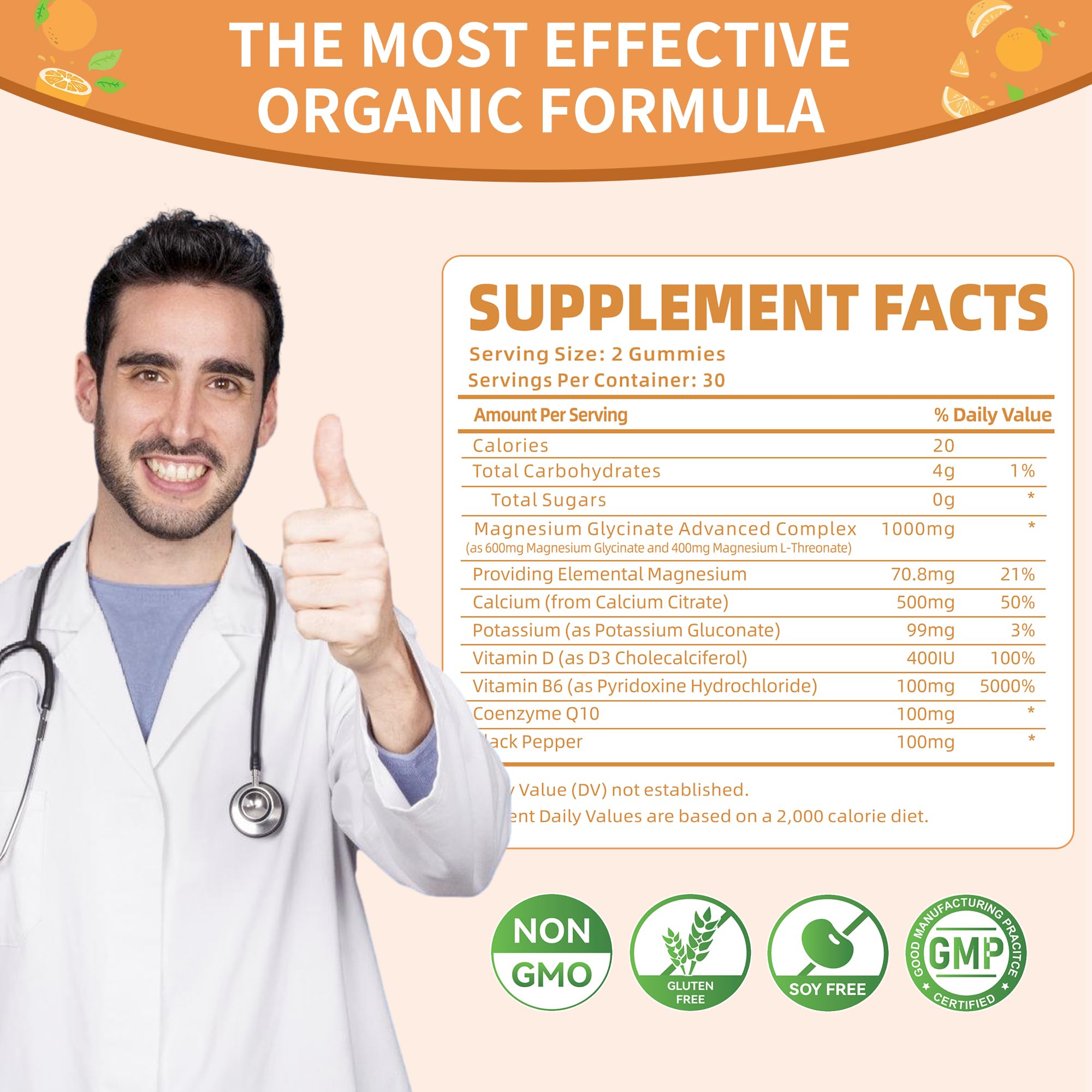 Natures Aid ingredients panel with CoQ10 and vitamins supports mind and focus.