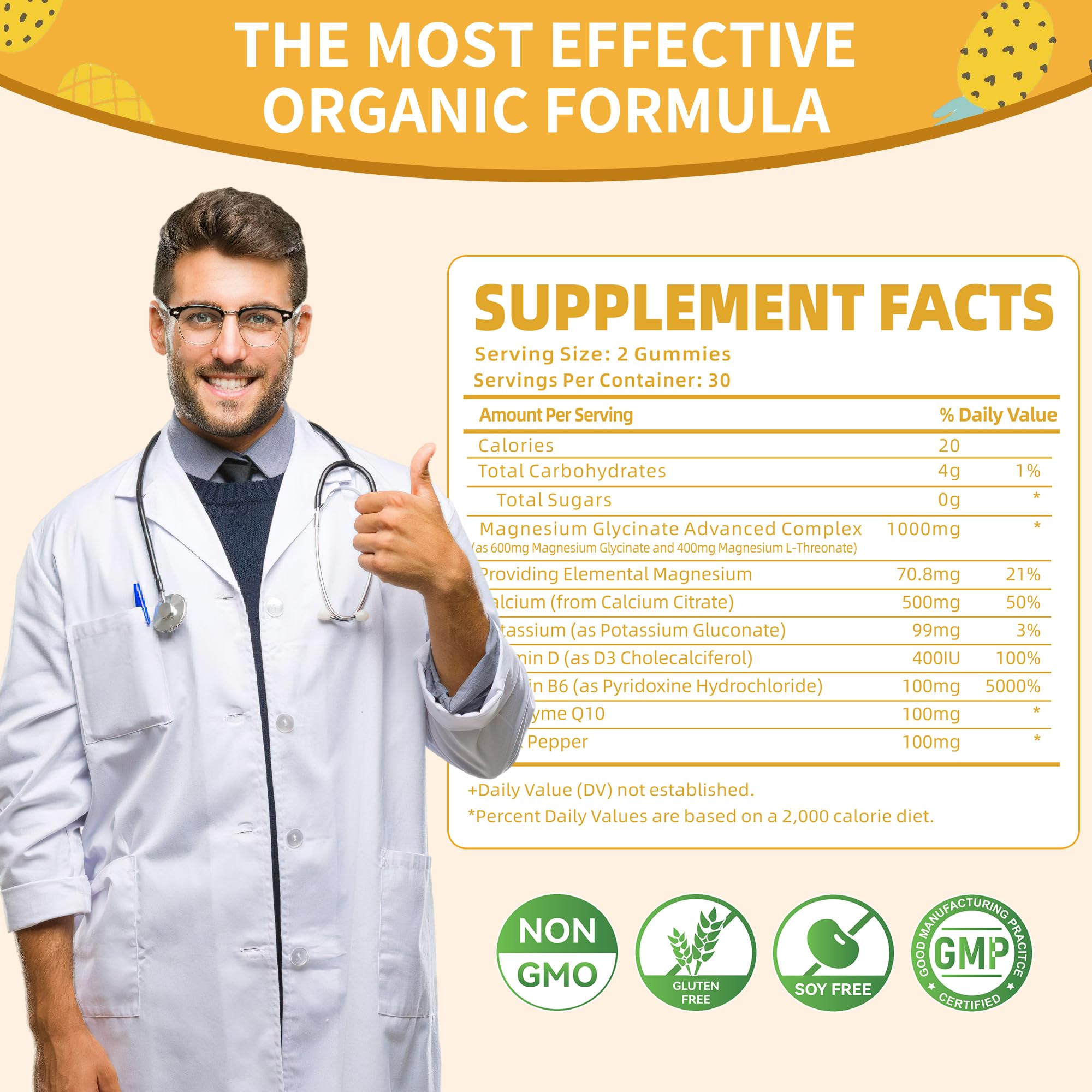 Dosage guidance on Natures Aid bottle encouraging two gummies daily