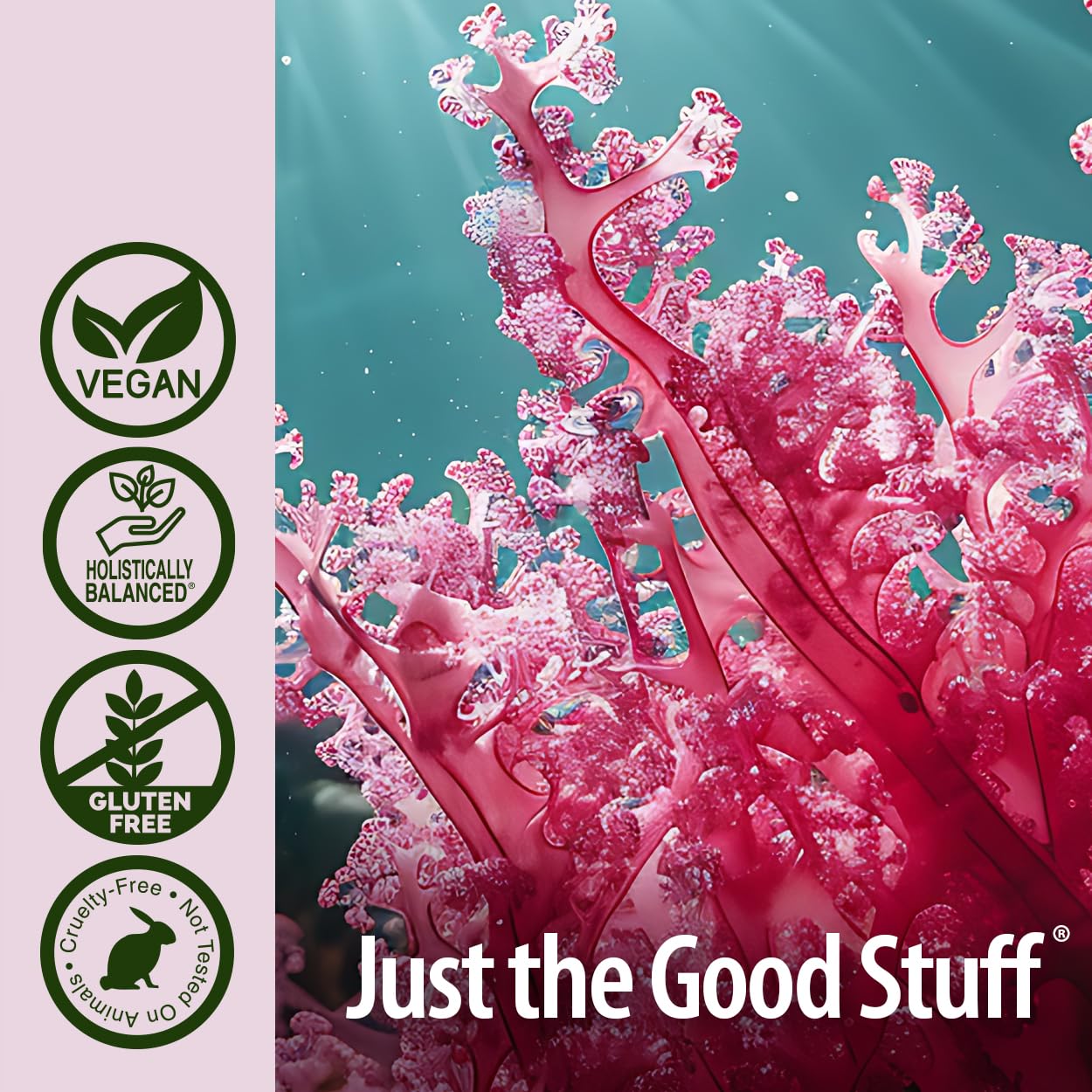 Nutrition panel highlights a multi-mineral profile from marine sources