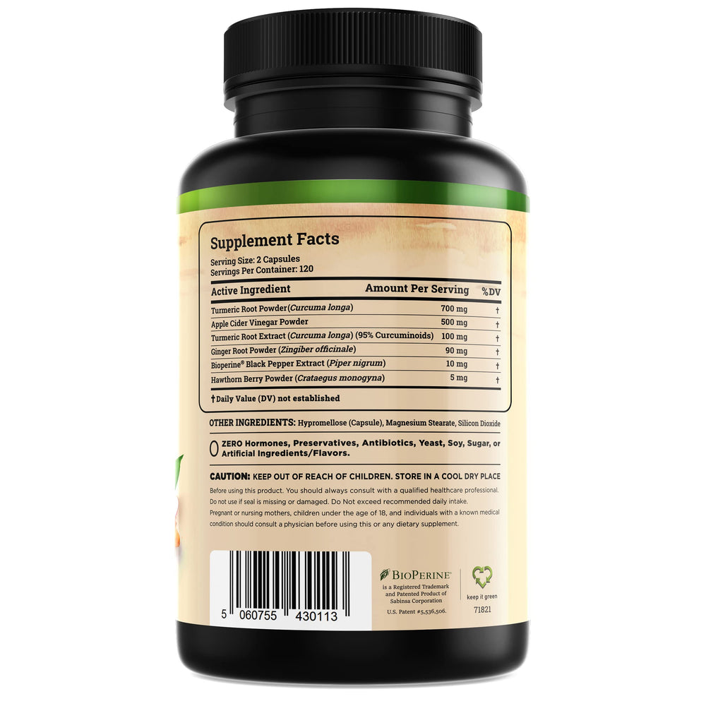 Nature's Base turmeric-ginger daily-use ritual suggesting taking with meals.