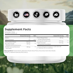NATURES BLAST Shape Fusion tub label highlighting GLP-1 inspired support.