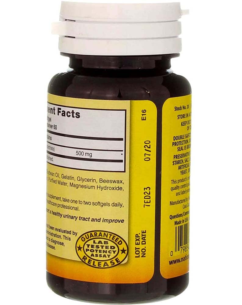 Nature's Blend cranberry concentrate 500mg serving supports consistent daily intake.