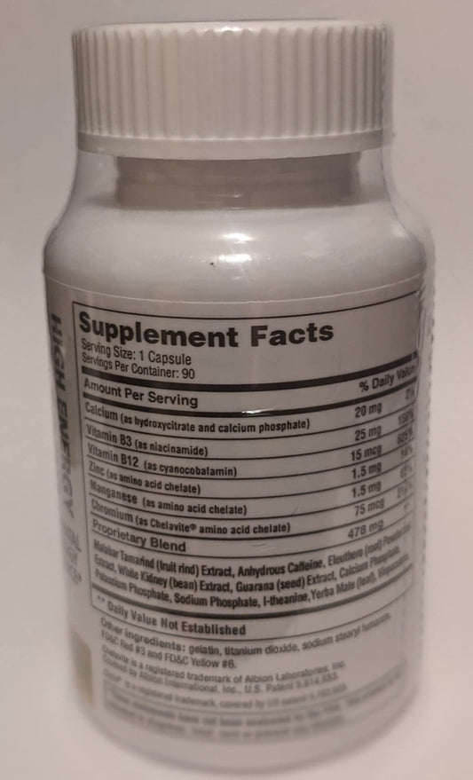 Nature's BodyCare TG-2000 Advance capsules closeup showing formula.