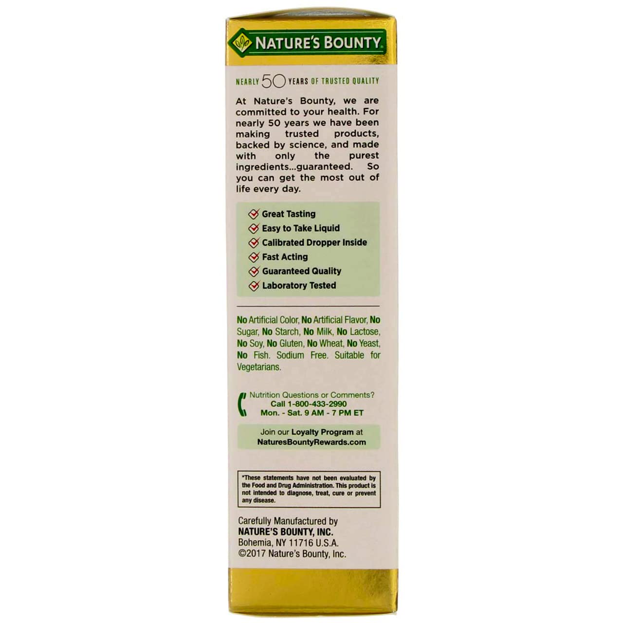 Nature's B-12 dropper with liquid ready for sublingual use