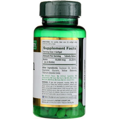 Nature's Bounty Biotin shown as part of a morning routine.