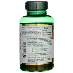 Nature's Bounty CoQ10 200 mg packaging display; trusted brand for supplements.