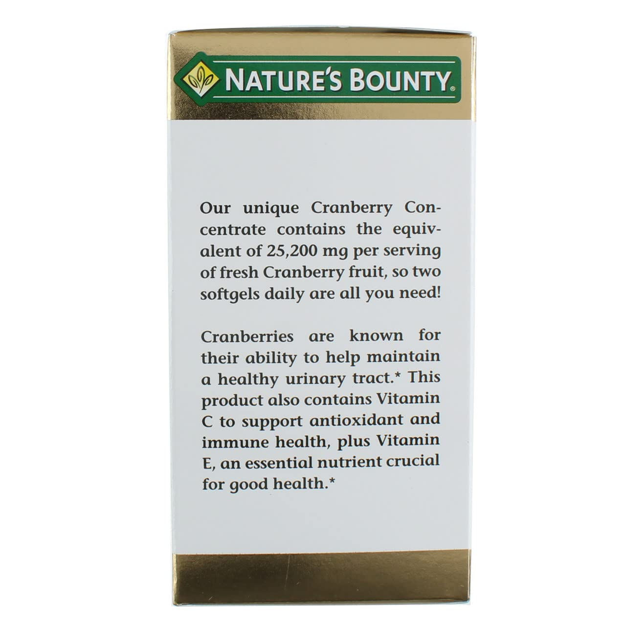 Cranberry Soft Gels capsules ready for a daily two-softgel dose