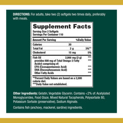 Nature's Bounty fish oil softgels – bottle front for easy daily use.