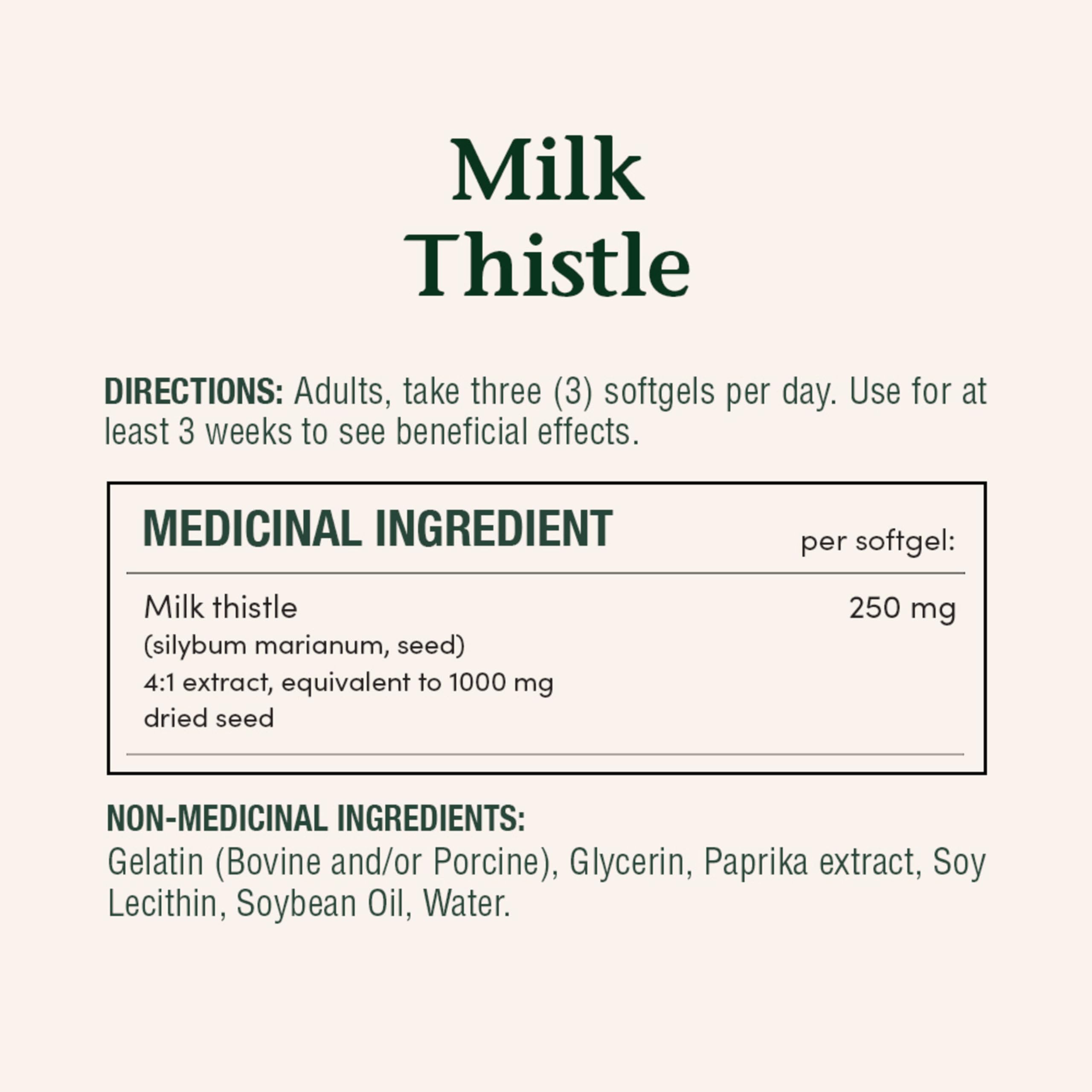 Nature's Bounty Milk Thistle softgels in bottle for daily use