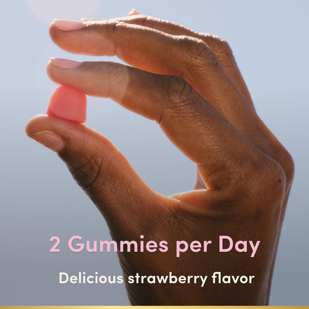 Nature's Bounty Optimal Solutions strawberry-flavored gummies no artificial flavors