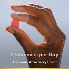 Nature's Bounty Optimal Solutions strawberry-flavored gummies no artificial flavors