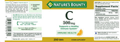 Nature's Bounty Pure Vitamin C caplets with meal, supports daily intake