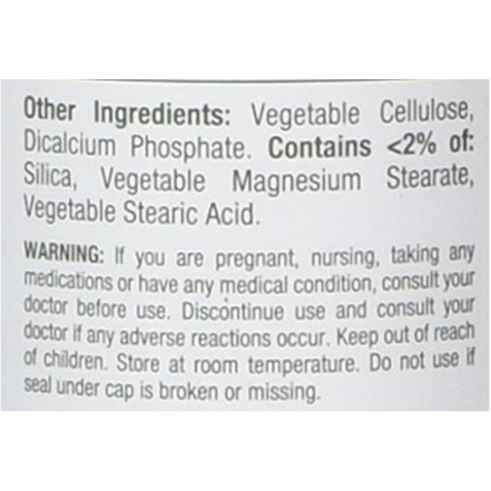 Nature's Bounty non-GMO gluten-free badge on zinc caplets packaging.