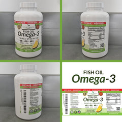 Nature's Branch daily omega-3 capsules ready for routine support.