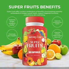 Nature's Core fruit and veggie blend ingredients list, natural vitamins and minerals.