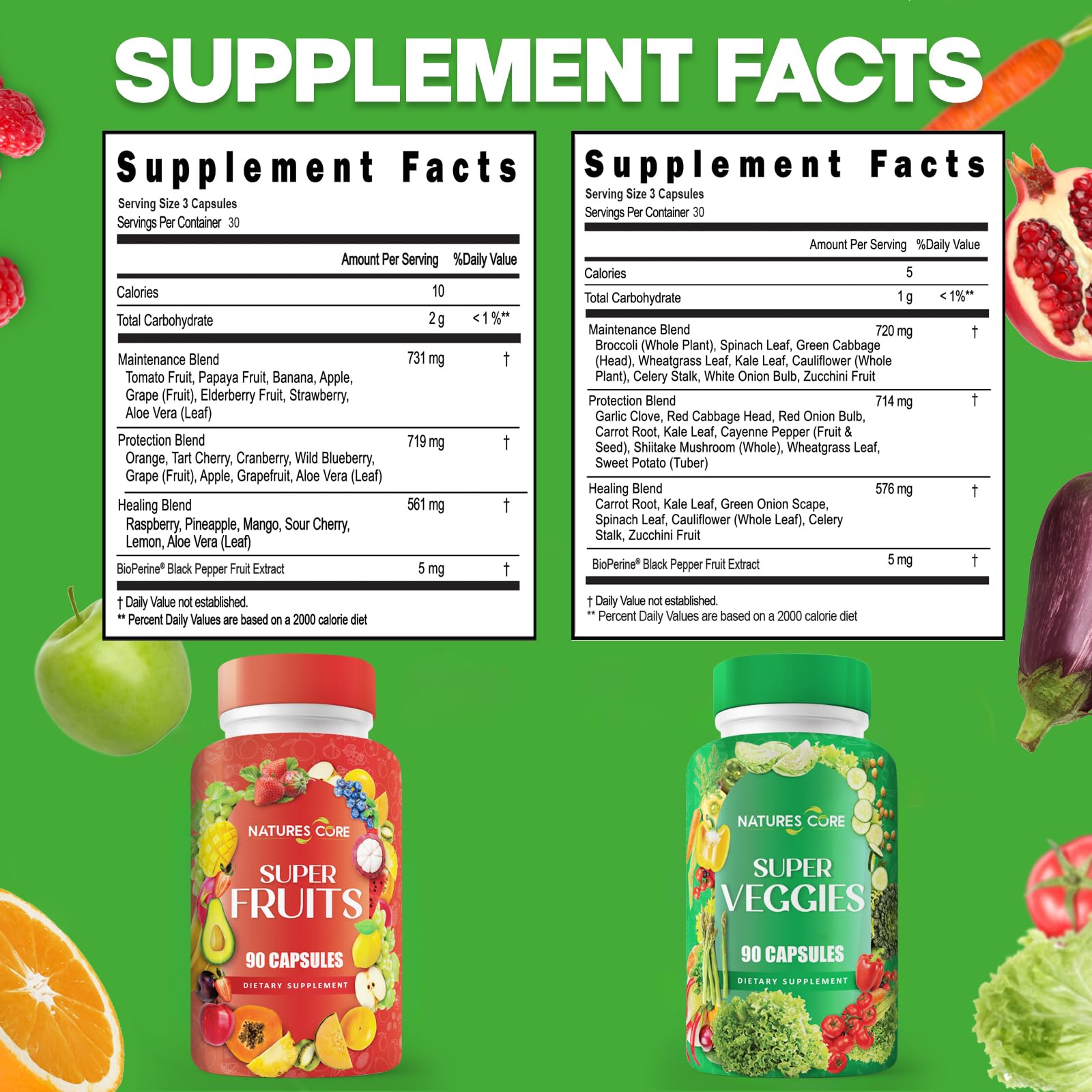 Nature's Core vegan, soy-free label, clean plant-based nutrition.