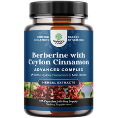 Natures Craft Balancing Berberine bottle pour may support healthy blood sugar levels.