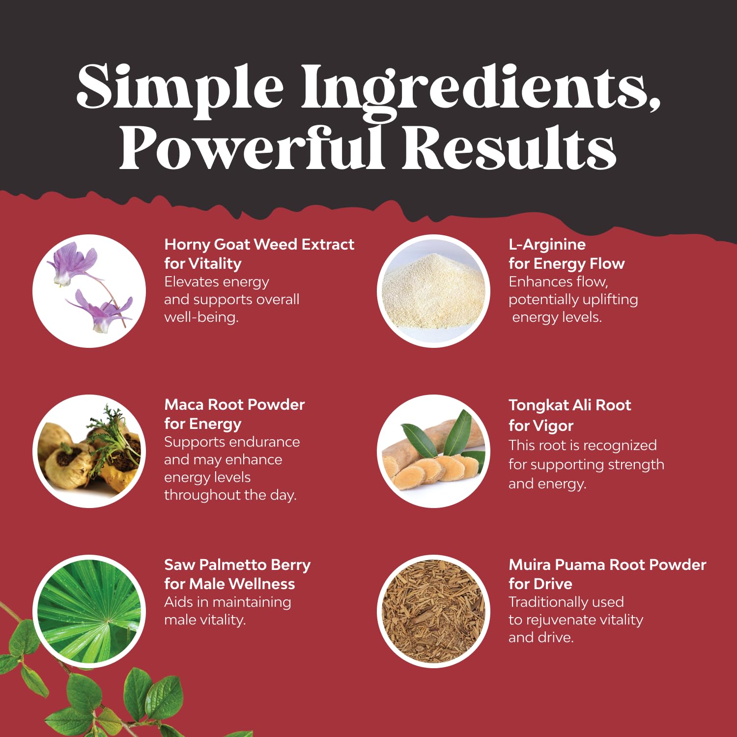 Natures Craft Black Maca root for balanced vitality