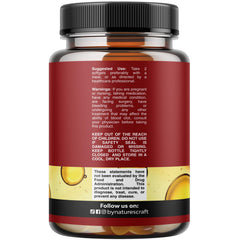 Natures Craft burpless cod liver oil softgels packaging reduces aftertaste