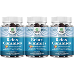 Natures Craft Calming Gummies bottle closeup showing mood support and flavor