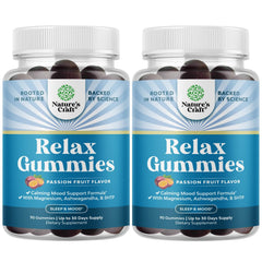 Natures Craft Calming Gummies bottle front displaying label for daily mood support.