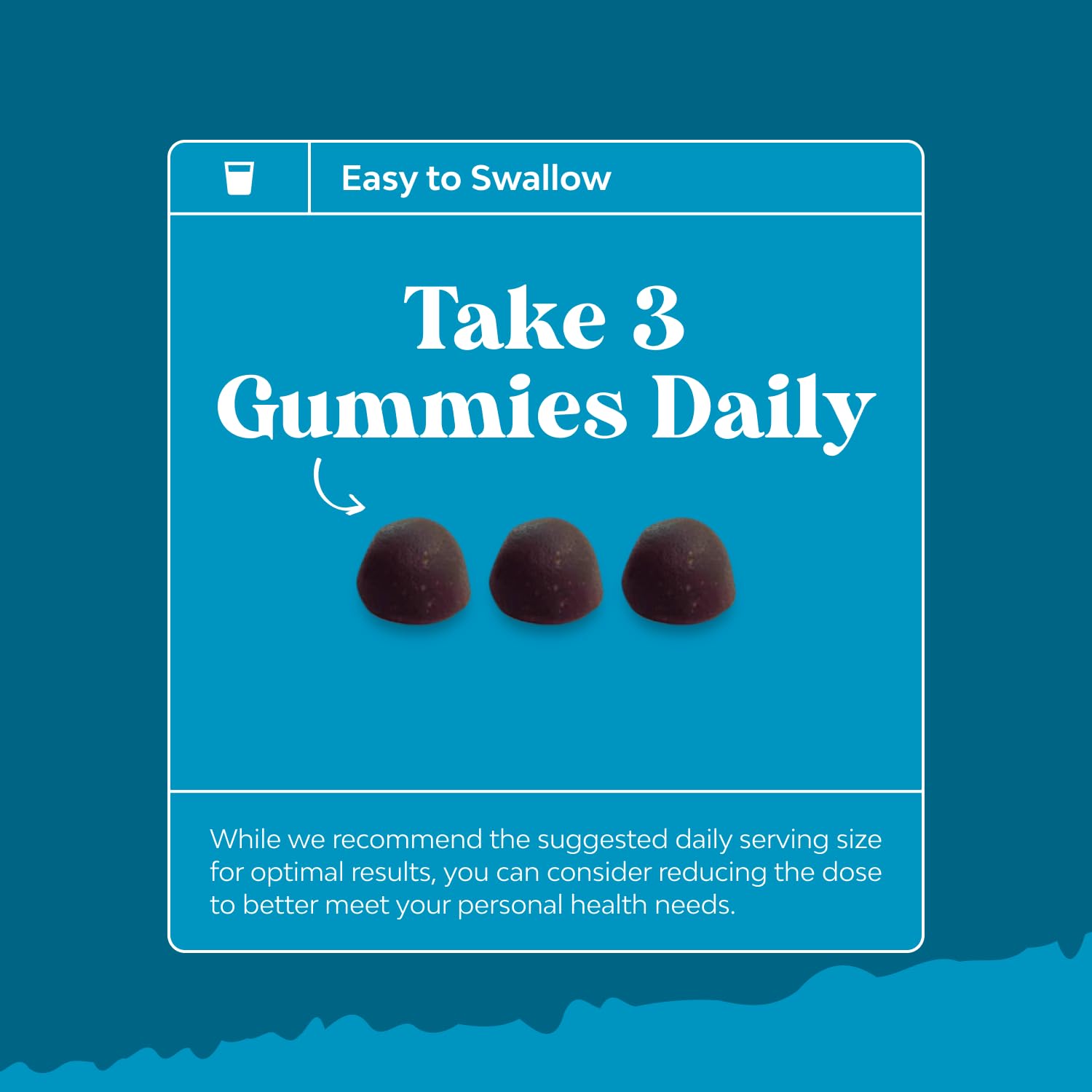 Natures Craft Calming Gummies ingredients chart featuring chamomile and 5-HTP