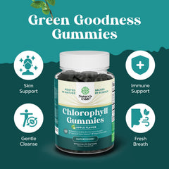 Natures Craft chlorophyll gummies are vegan and non-GMO for clean fuel.