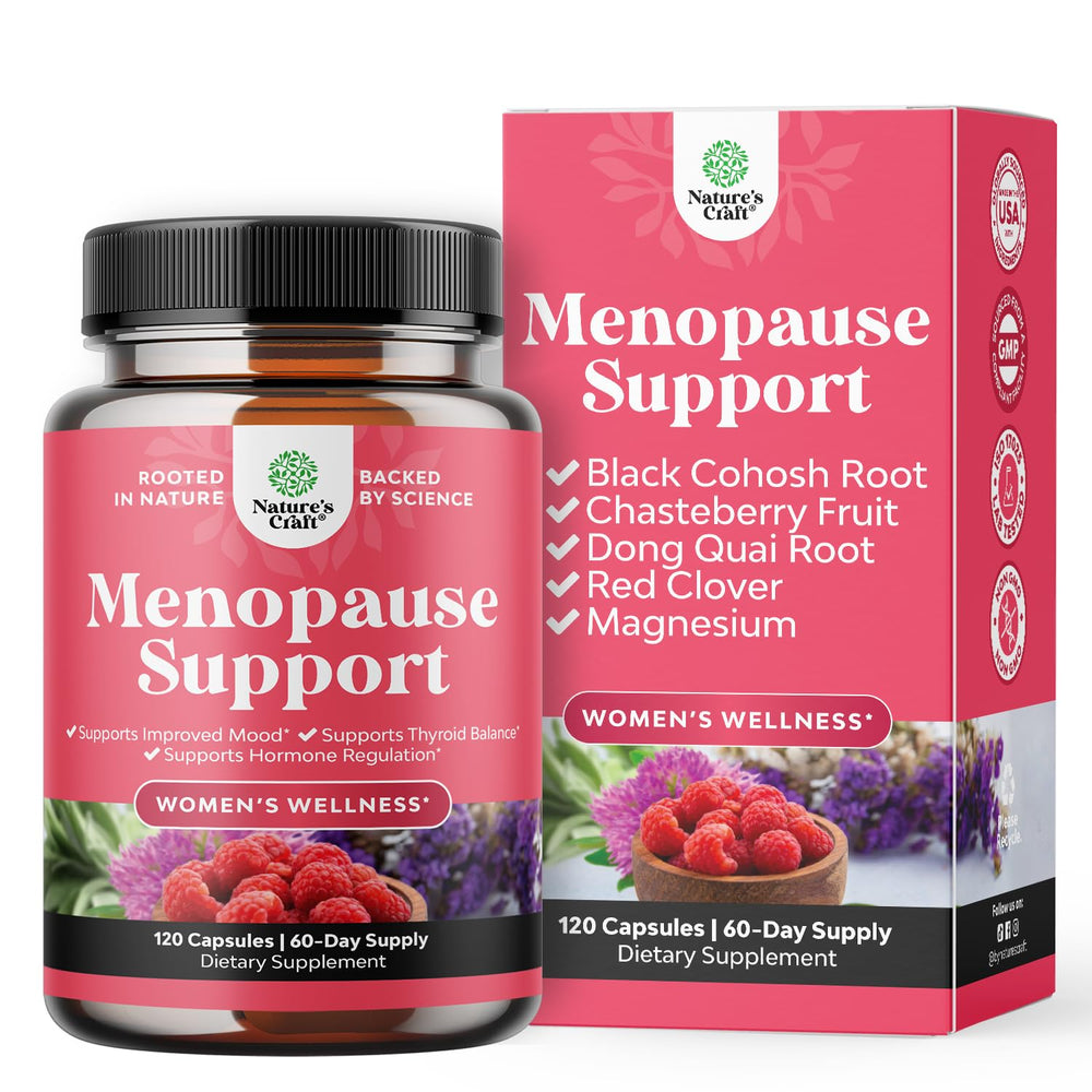 Natures Craft Complete Herbal Menopause bottle front showing balance-friendly label