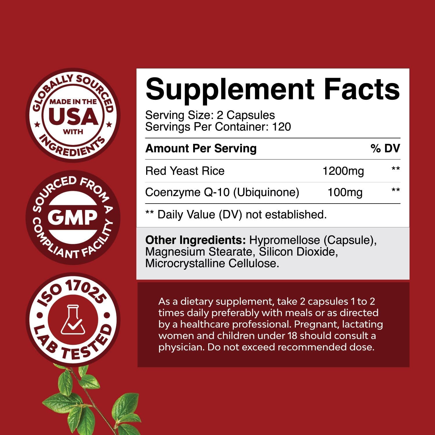 Natures Craft CoQ10 100mg capsules closeup highlighting energy support potential.