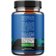 Natures Craft glutathione 1000mg capsules provide daily antioxidant support.