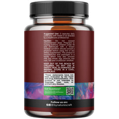Close-up of the Nature's Craft label highlighting ingredients and formulation